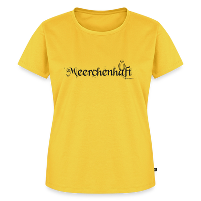 Meerchenhaft Damen Premium T-Shirt im nordischen Stil - Sonnengelb