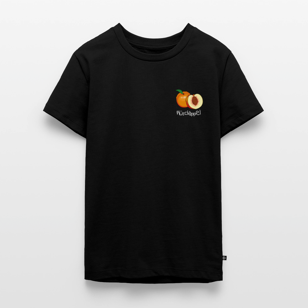 Teenager Premium T-Shirt - Plüschappel (weiss) - Schwarz