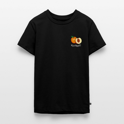 Teenager Premium T-Shirt - Plüschappel (weiss) - Schwarz