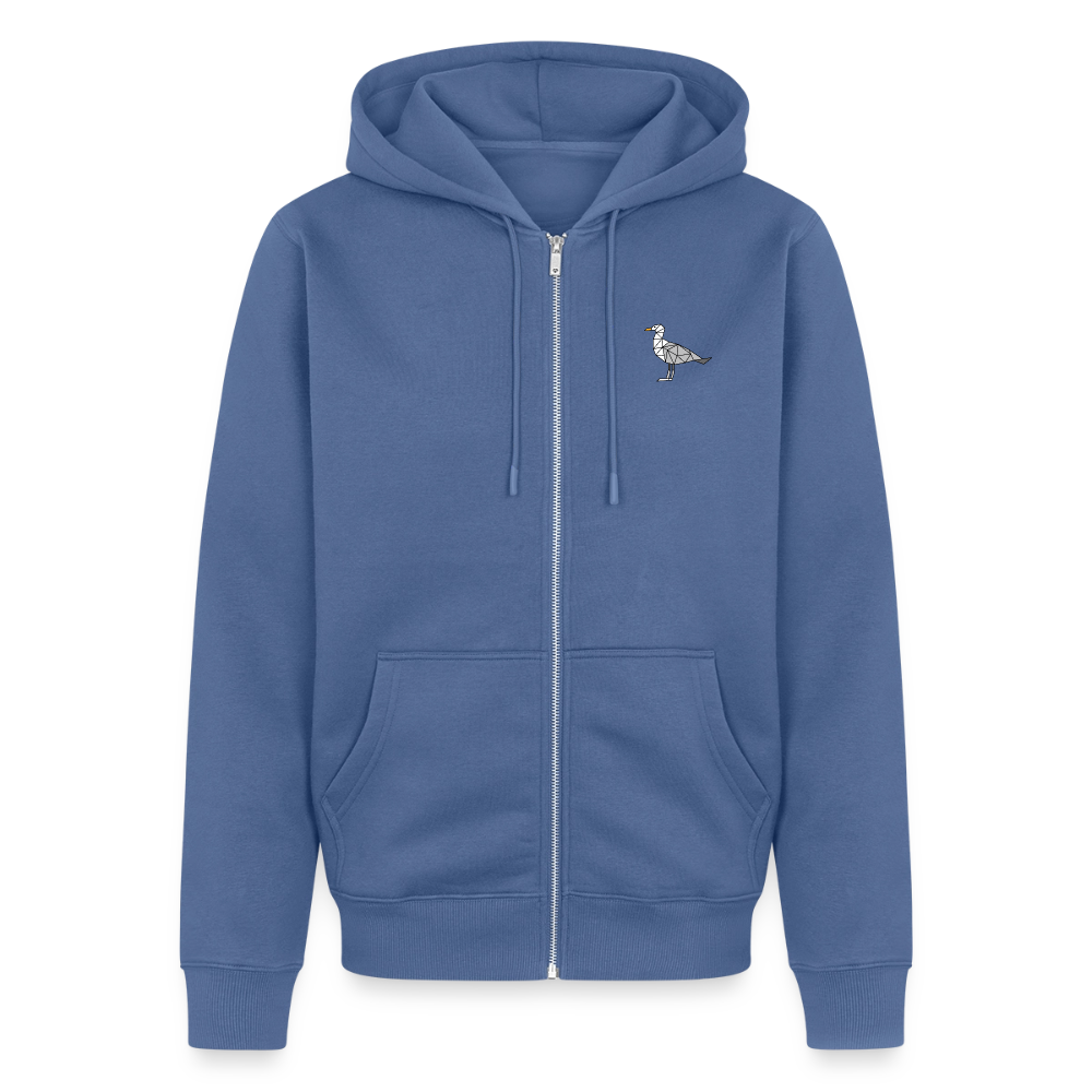 Möwe - Herren Premium Kapuzenjacke - Taubenblau