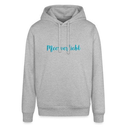 Unisex Bio-Hoodie - Meerverliebt - Grau meliert
