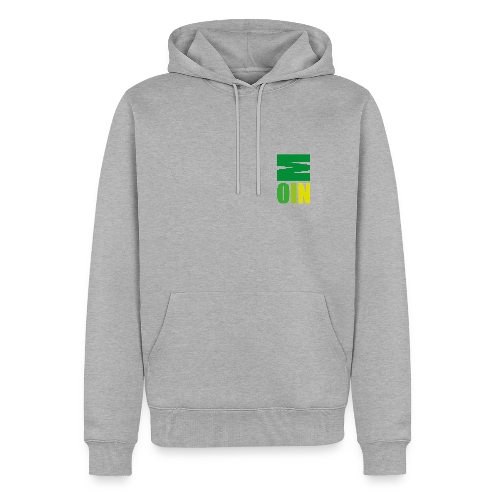 Herren Premium Hoodie - Moin - Grau meliert