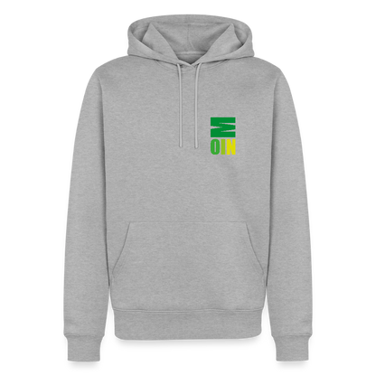 Herren Premium Hoodie - Moin - Grau meliert