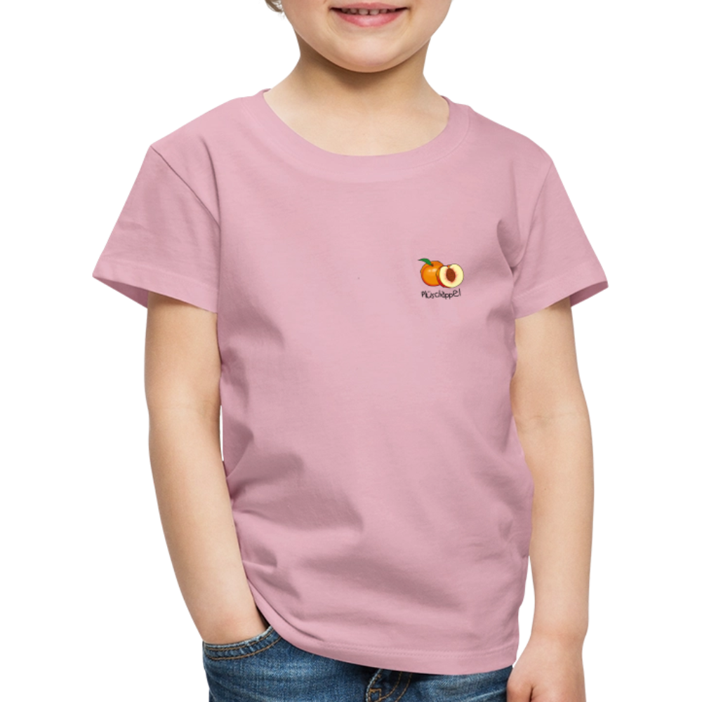 Kinder Premium T-Shirt - Plüschappel - Hellrosa