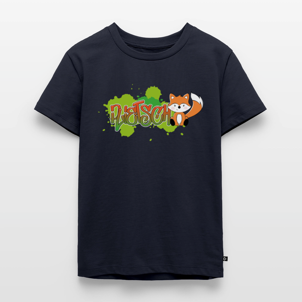 Kinder Premium T-Shirt - plietsch Voss - Navy
