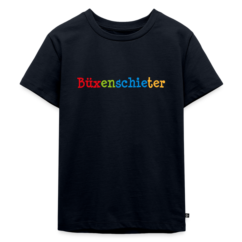 Kinder Premium T-Shirt - Büxenschieter - Navy