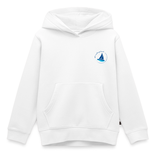 Kinder/Teenager Premium Hoodie "Küstenglück - Weiß