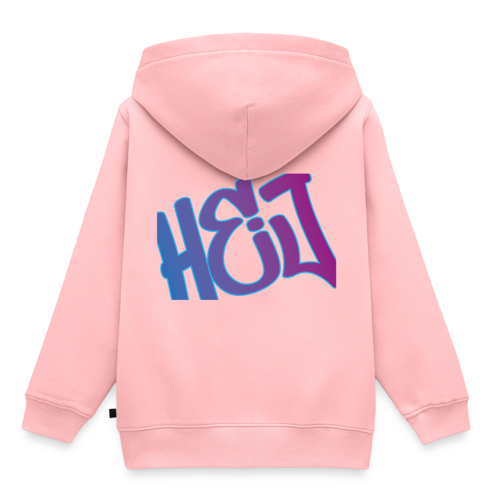 Kinder/Teenager Premium Hoodie "Hej" - Rosa