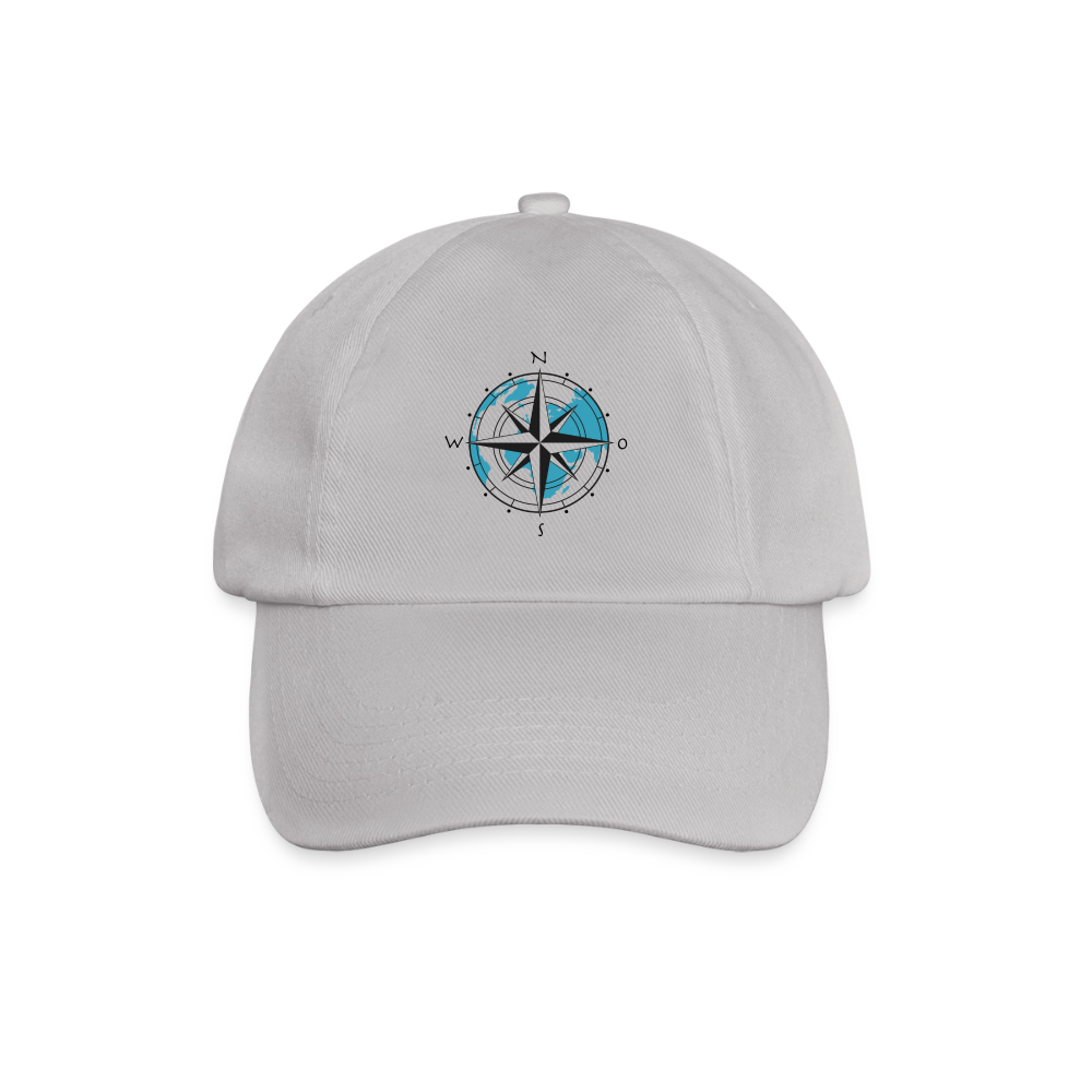 Baseballkappe - Kompass - Grau