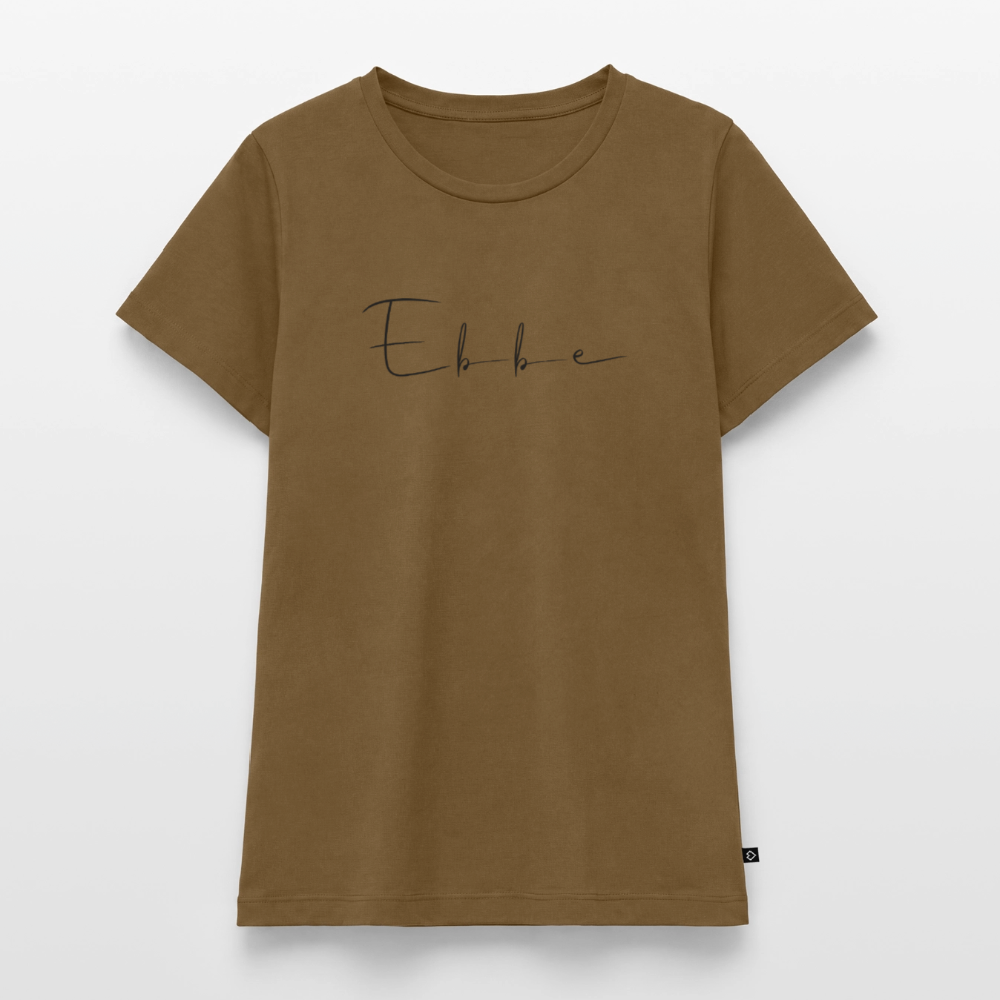 Ebbe - Damen Premium Bio T-Shirt - Nussbraun