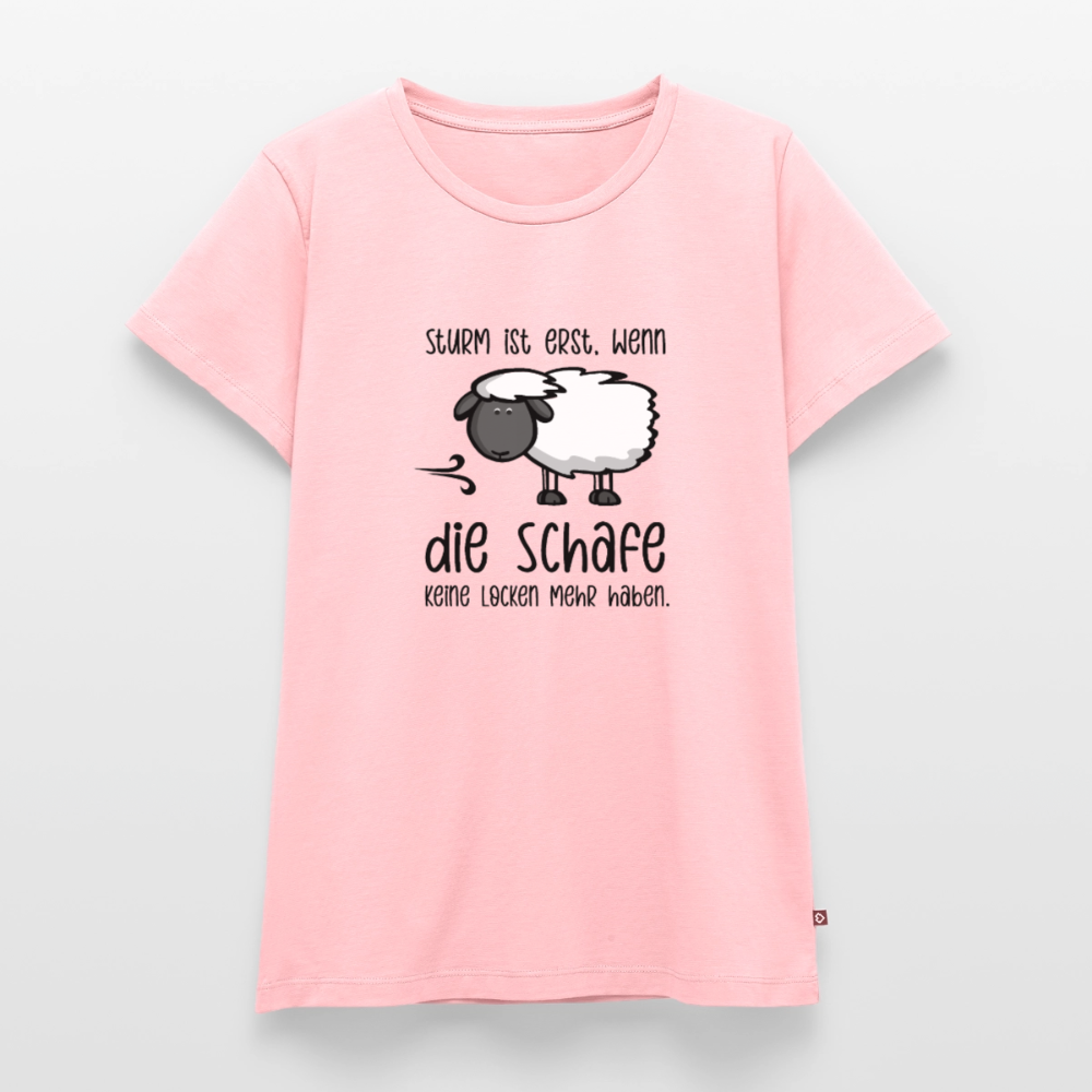Damen Premium Bio T-Shirt - Schaf - Rosa