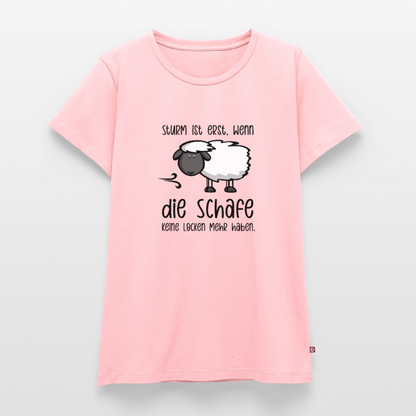 Damen Premium Bio T-Shirt - Schaf - Rosa
