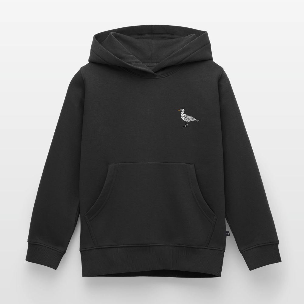 Möwe - Kinder Premium Hoodie - Schwarz