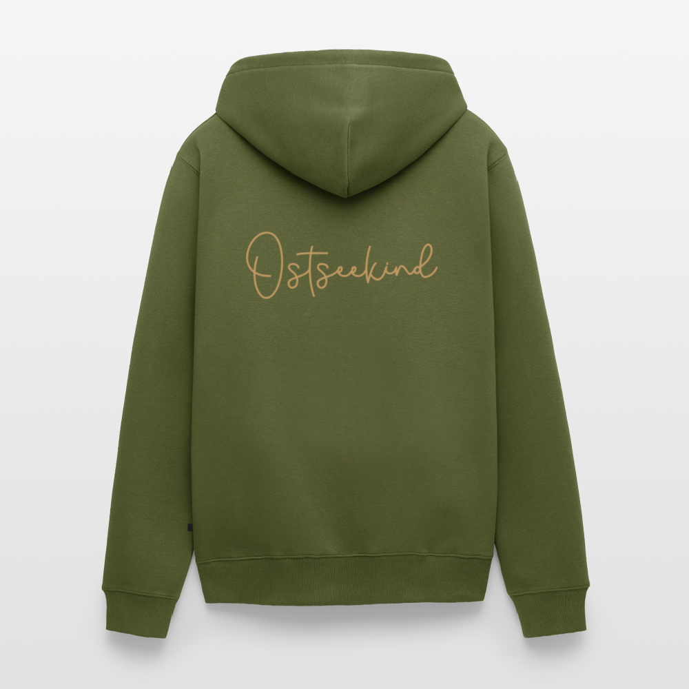 Herren Premium Kapuzenjacke - Ostseekind - Khaki