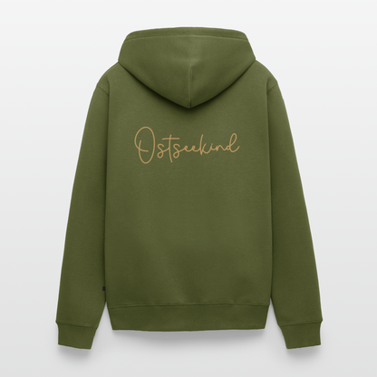 Herren Premium Kapuzenjacke - Ostseekind - Khaki