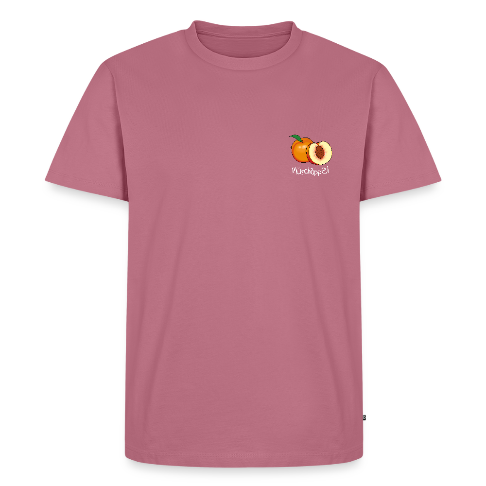 Herren Premium Bio T-Shirt - Plüschappel (weiss) - Mauve