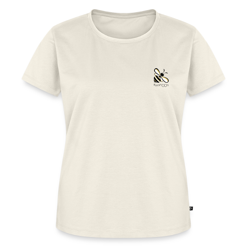 Damen Premium Bio T-Shirt - Plüschmoors - Naturweiß