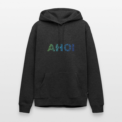 Herren Premium Hoodie - Ahoi doodles - Anthrazit meliert