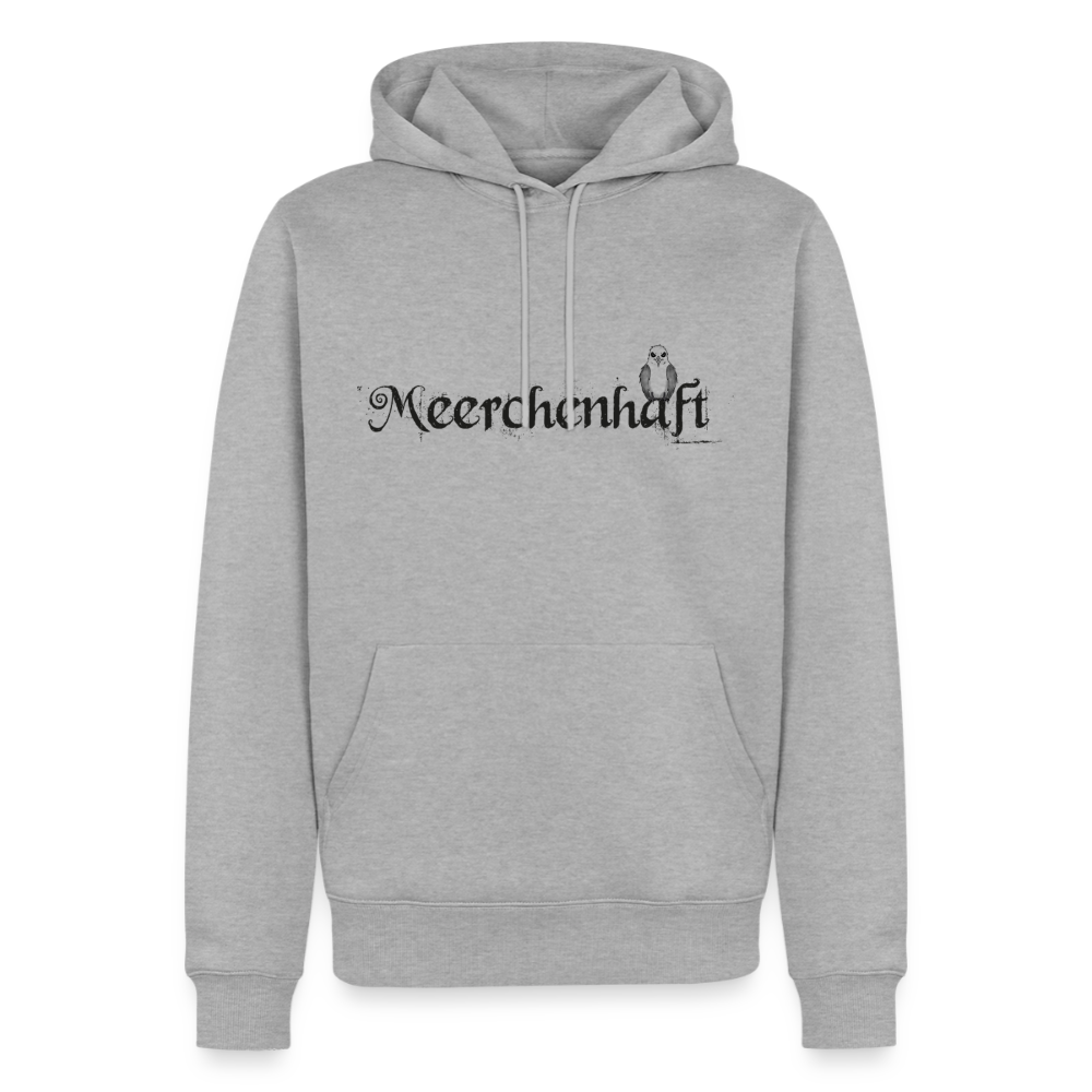Meerchenhaft Herren Premium  Hoodie im nordischen Stil - Grau meliert