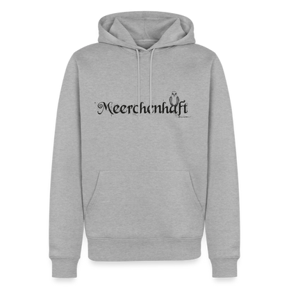 Meerchenhaft Herren Premium  Hoodie im nordischen Stil - Grau meliert