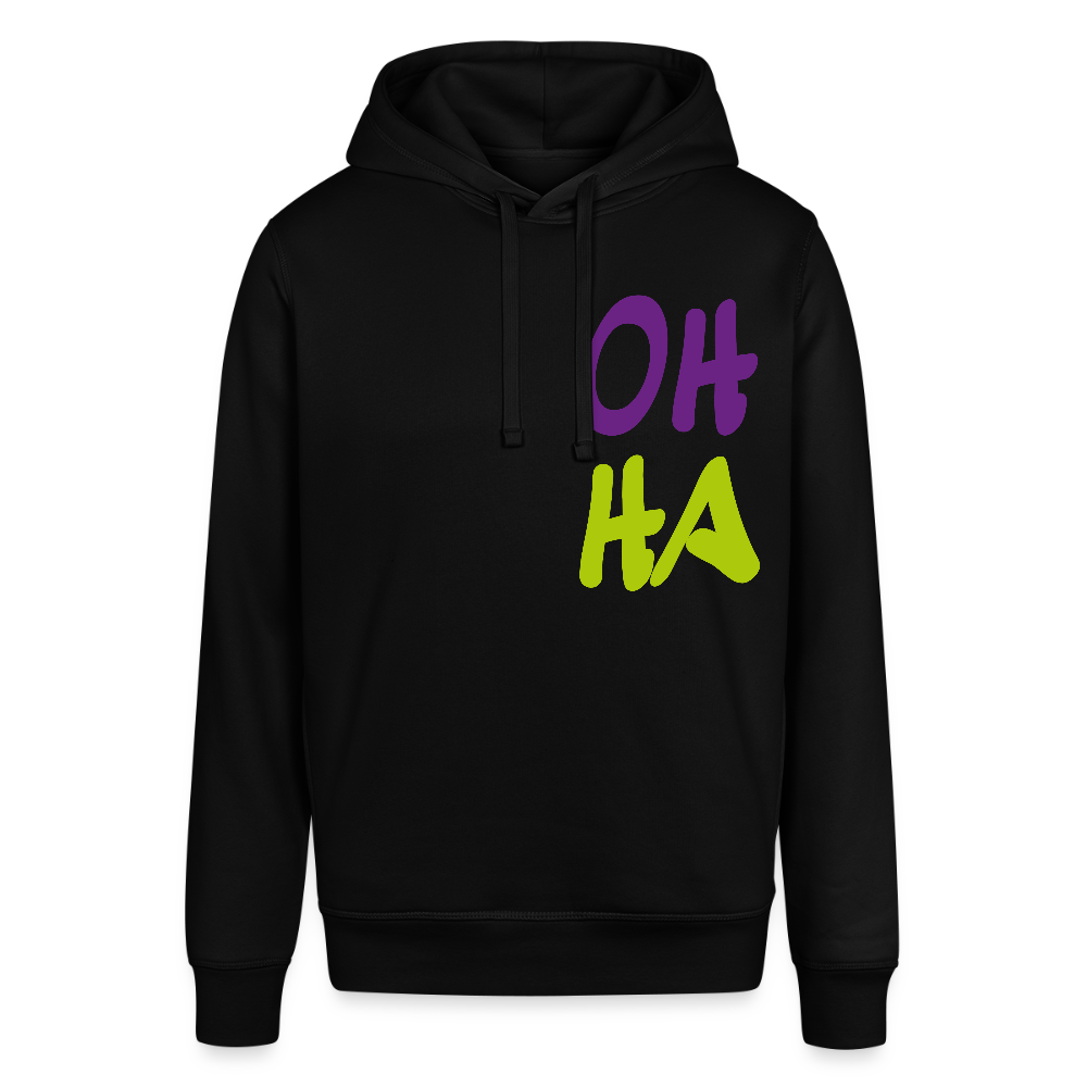 Unisex Bio-Hoodie von - Oh ha - Schwarz