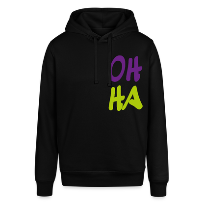 Unisex Bio-Hoodie von - Oh ha - Schwarz