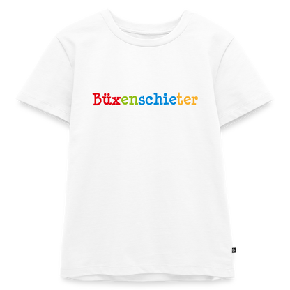 Kinder Premium T-Shirt - Büxenschieter - Weiß