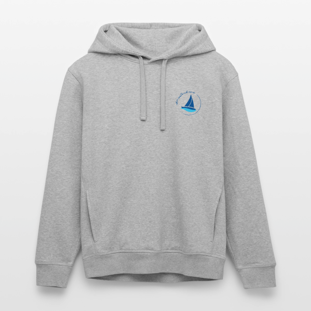 Küstenkurs - Unisex Bio-Hoodie - Grau meliert