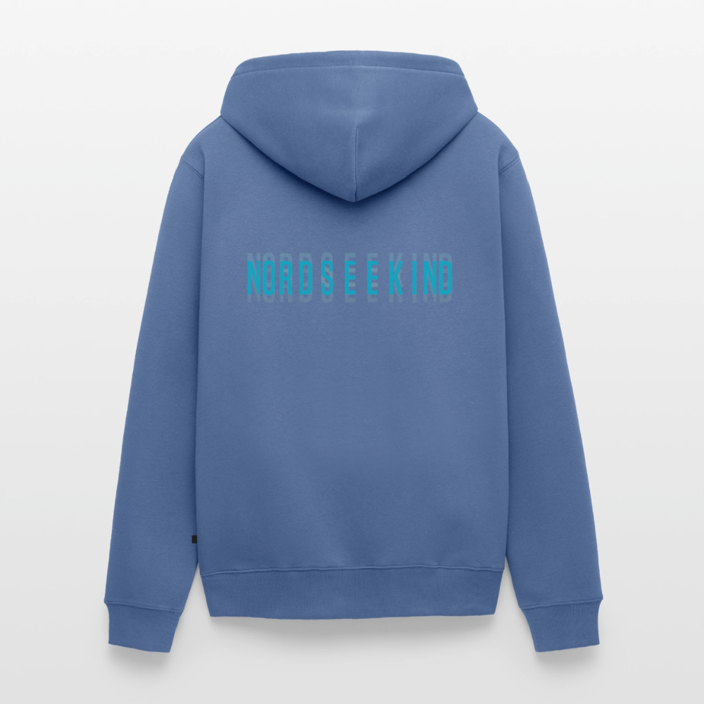 Nordseekind Herren Premium Kapuzenjacke - Taubenblau