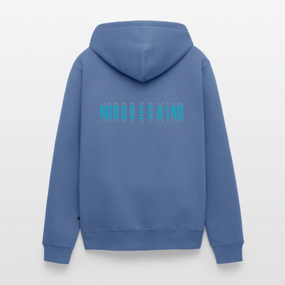Nordseekind Herren Premium Kapuzenjacke - Taubenblau