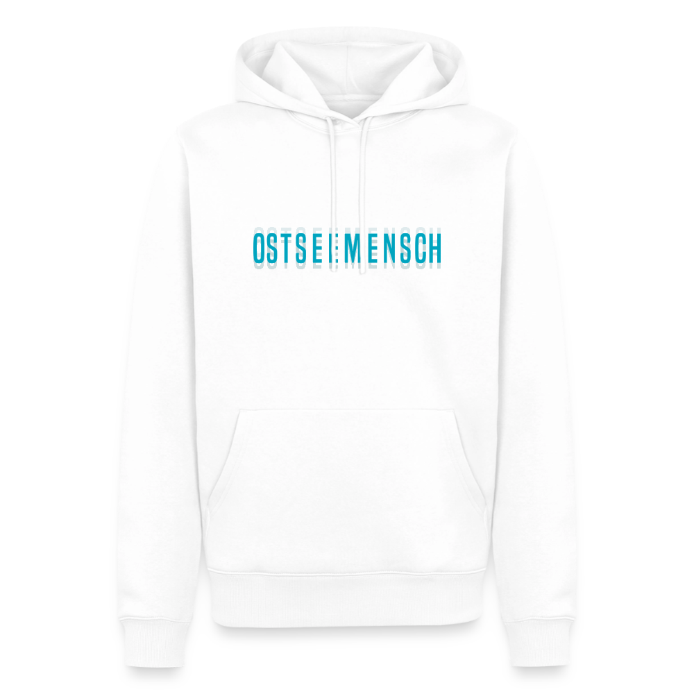 Ostseemensch - Herren Premium Hoodie - Weiß