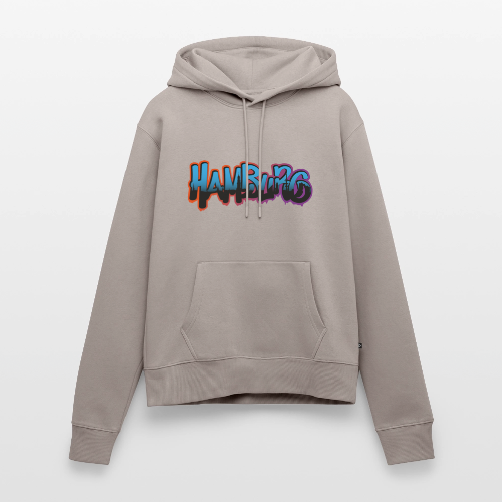 Damen Premium Hoodie - Hamburg - Taupe