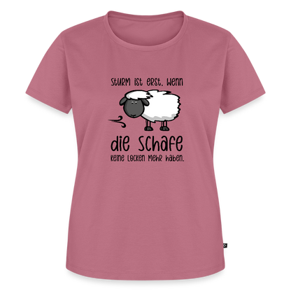 Frauen Premium Bio T-Shirt - Schaf - Mauve