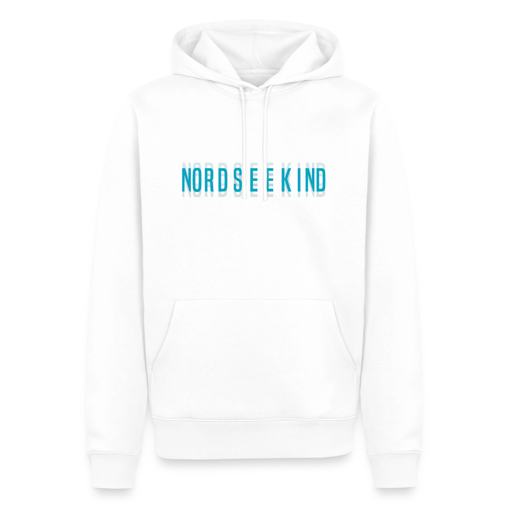 Nordseekind Herren Premium Hoodie - Weiß
