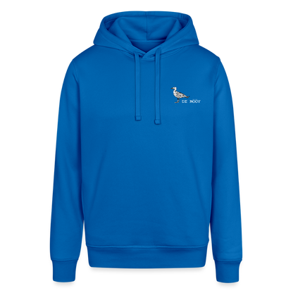 Unisex Bio-Hoodi - de Mööv (weiss) - Königsblau