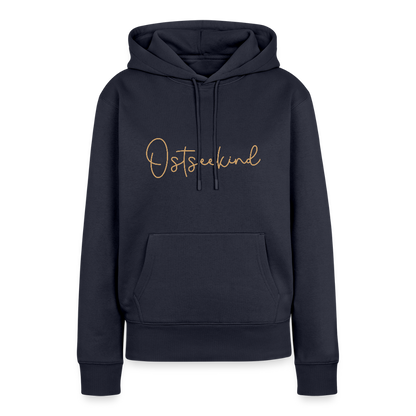 Damen Premium Hoodie - Ostseekind - Navy