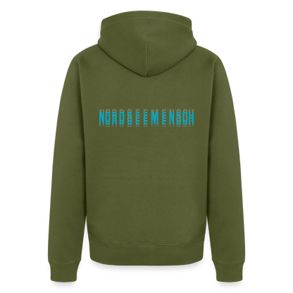 Nordseemensch - Herren Premium Kapuzenjacke - Khaki