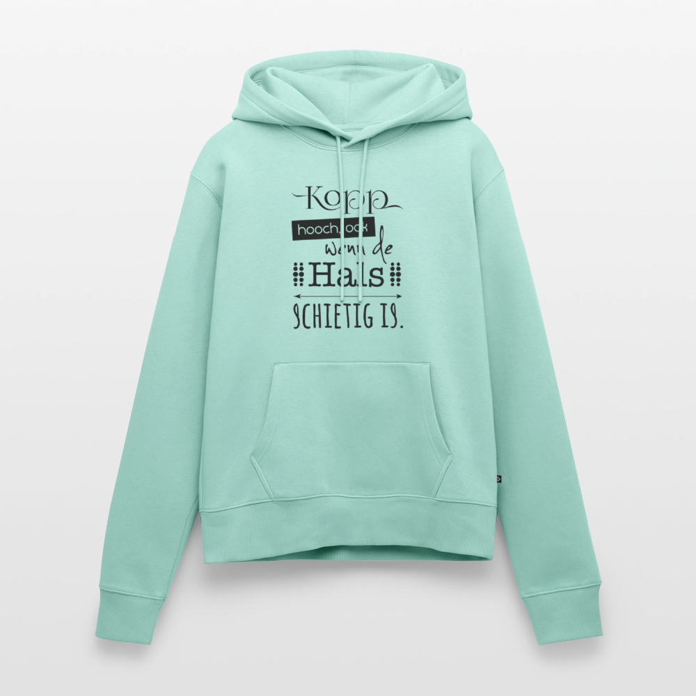 Damen Premium Hoodie - Kopp hooch - Mint 