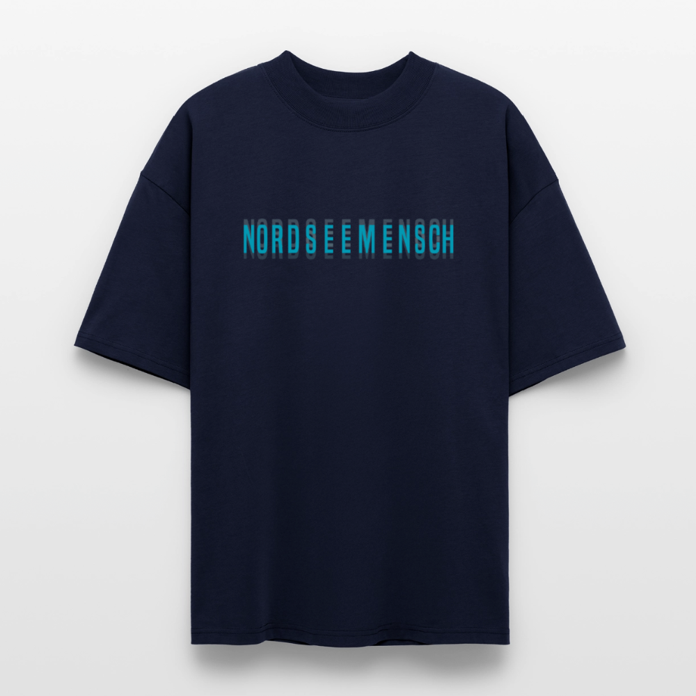 Nordseemensch - Unisex Oversize Bio T-Shirt - Navy