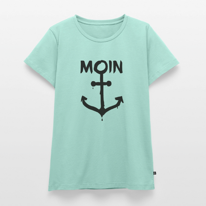 Damen Premium Bio T-Shirt - Moin Anker - Mint 