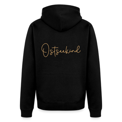 Männer Premium Kapuzenjacke - Ostseekind - Schwarz