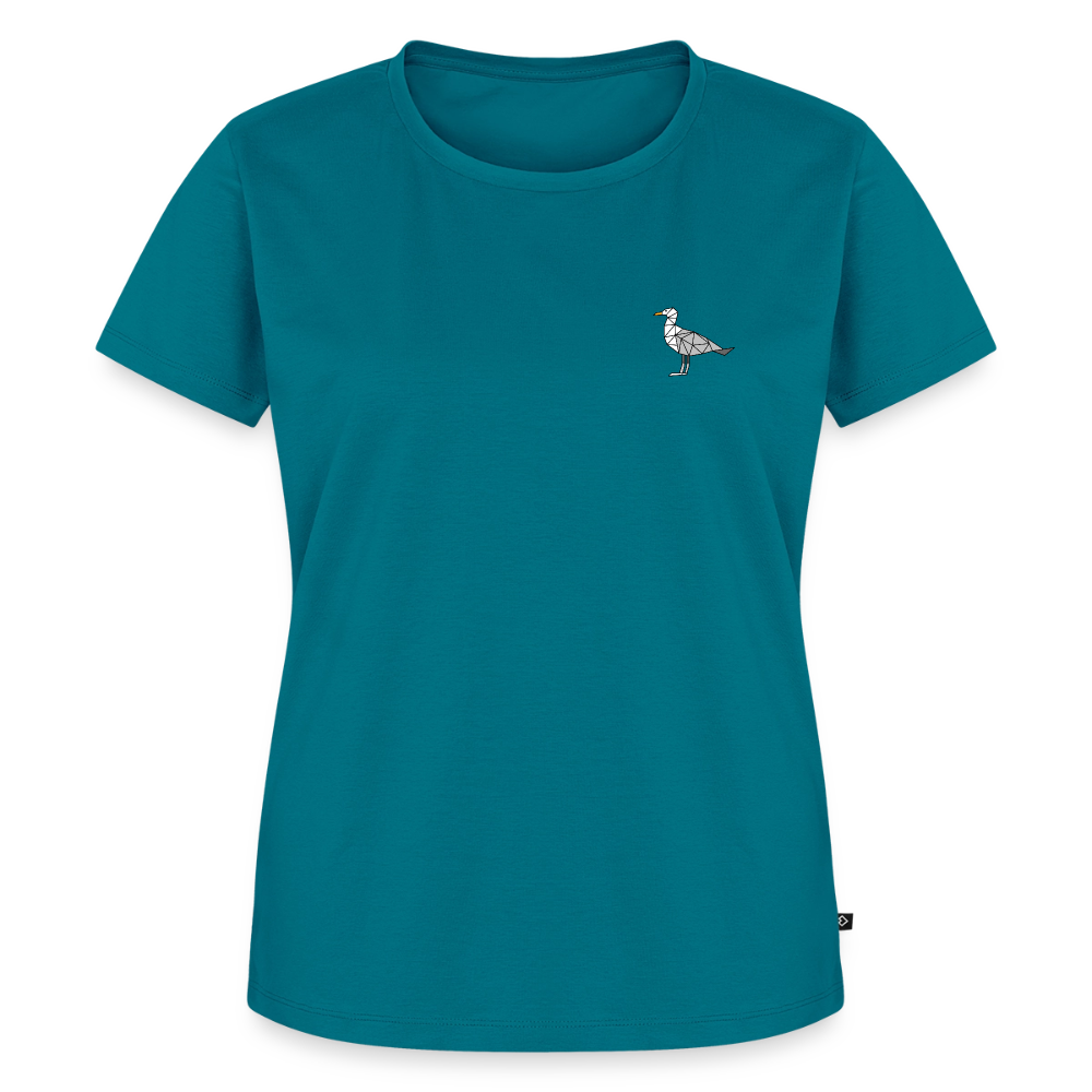 Möwe - Damen Premium Bio T-Shirt - Petrol