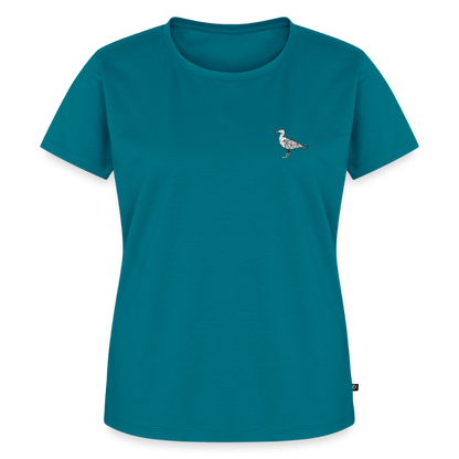 Möwe - Damen Premium Bio T-Shirt - Petrol