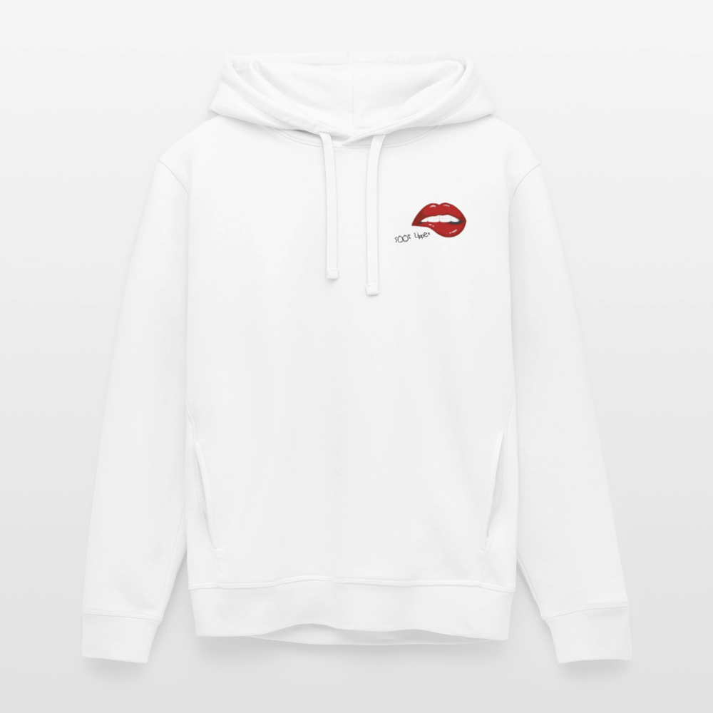 Unisex Bio-Hoodie  - sööt Lippen - Weiß