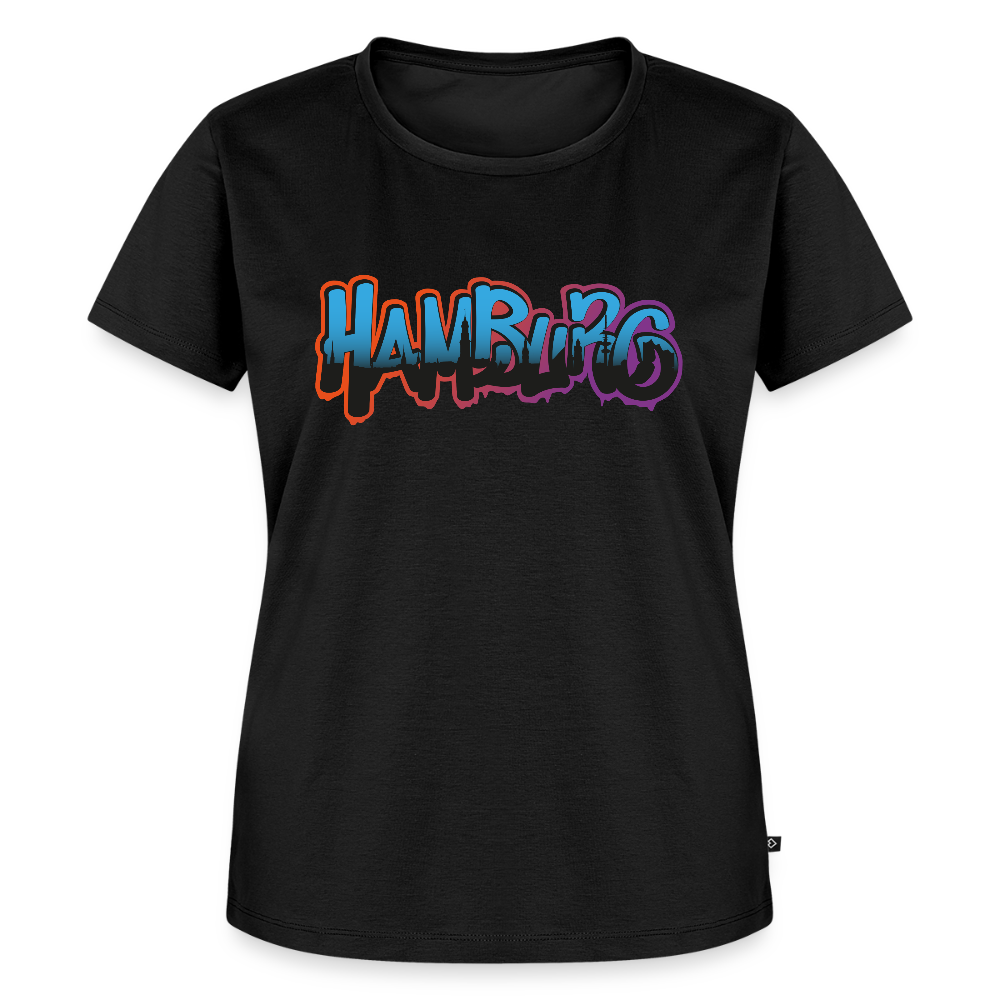 Damen Premium Bio T-Shirt - Hamburg - Schwarz