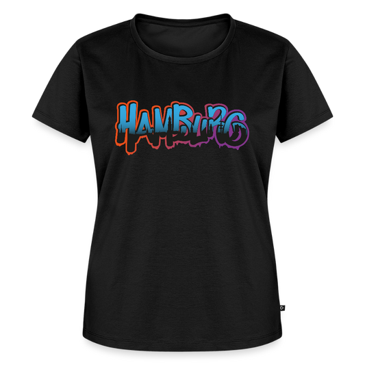 Damen Premium Bio T-Shirt - Hamburg - Schwarz