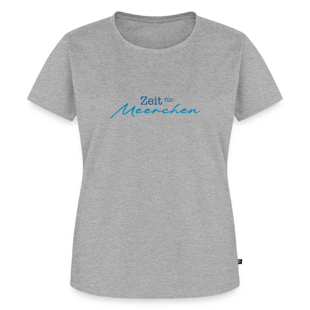 Damen Premium T-Shirt - Zeit für Meerchen - Grau meliert