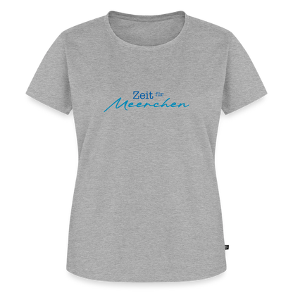 Damen Premium T-Shirt - Zeit für Meerchen - Grau meliert