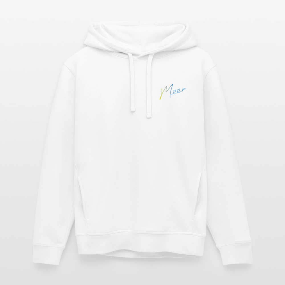 Unisex Bio-Hoodie - Meer - Weiß