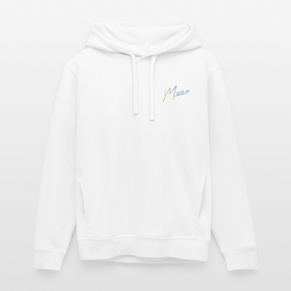Unisex Bio-Hoodie - Meer - Weiß